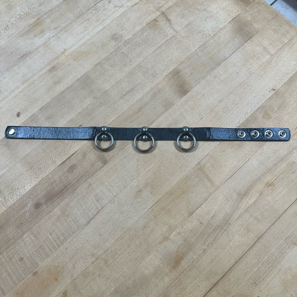 O-Ring 3-Ring Collar Choker “17 with 1 1/2” O-Rings